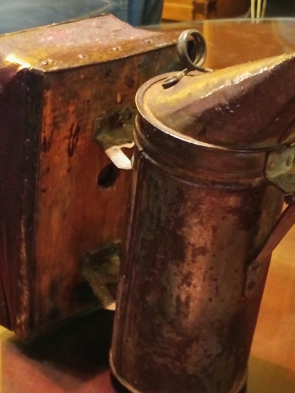 Vintage Woodman Bee Smoker Farmhouse Rustic Decor